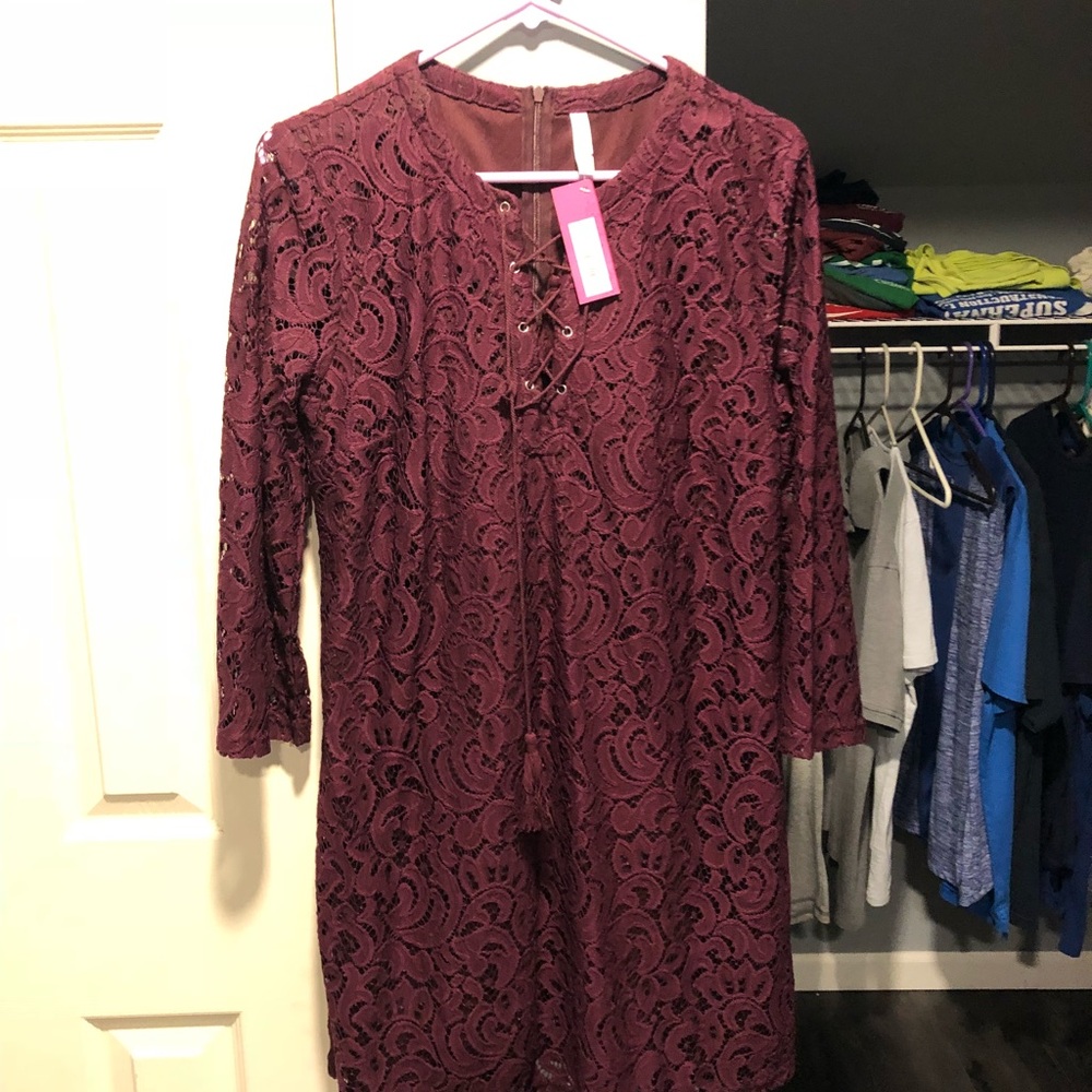 Maroon dress
